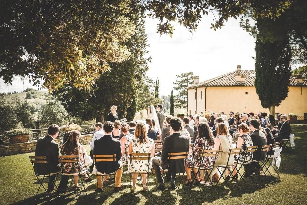 Annette & Simon Cerimony wedding in Tenuta di Sticciano