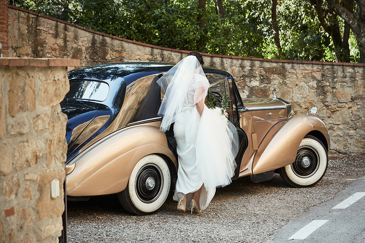 Rolls Royce Wedding Tuscany 