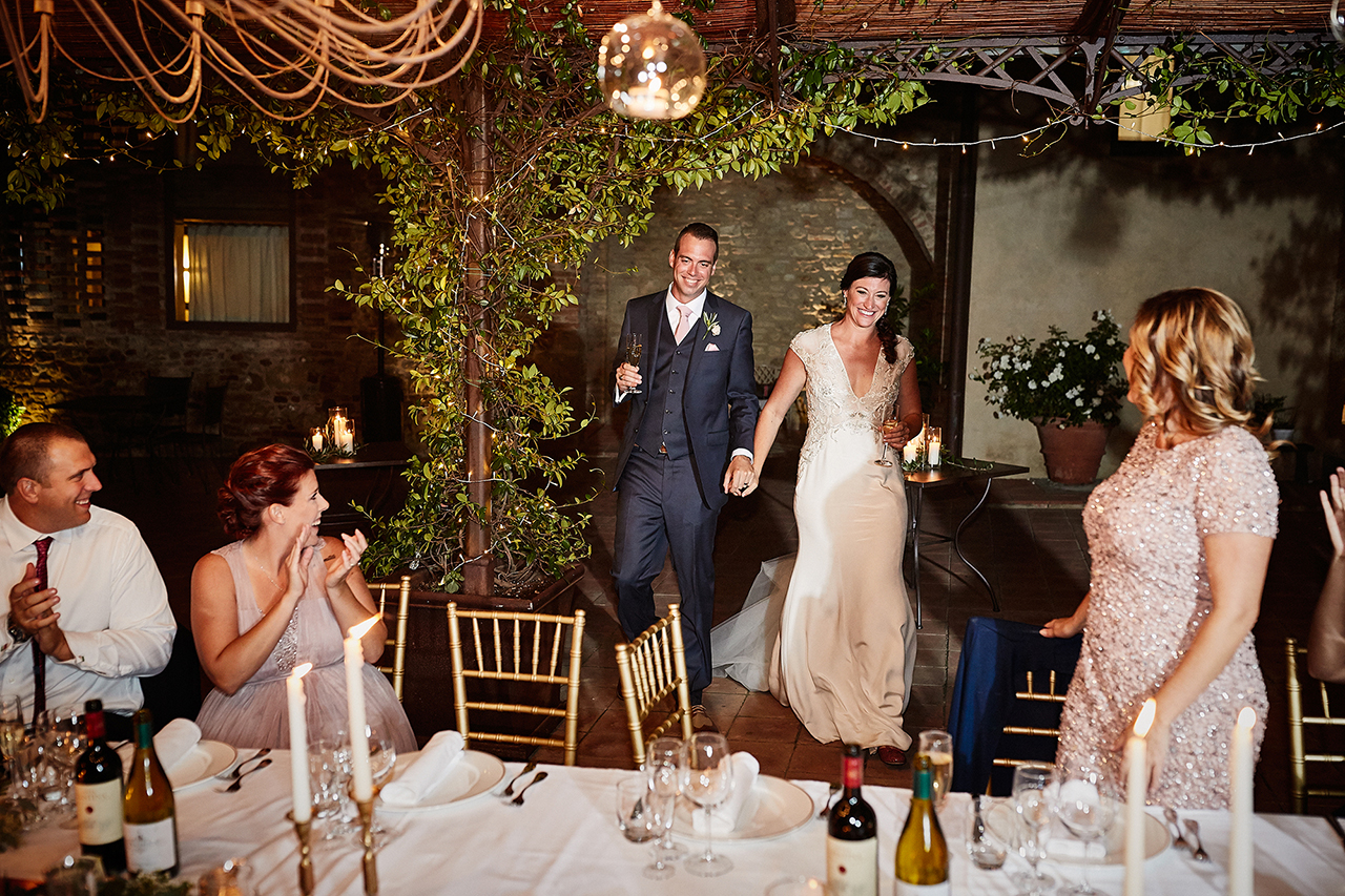 reception wedding tuscany