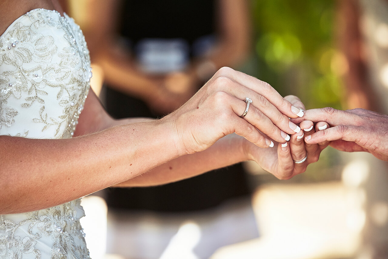 wedding ceremony at Borgo Petrognano