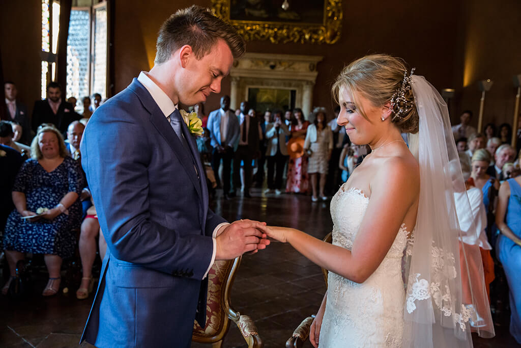 wedding in historic palace