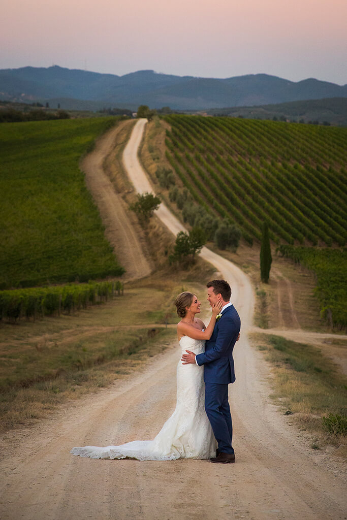 Wedding in a Vineyard in Tuscany