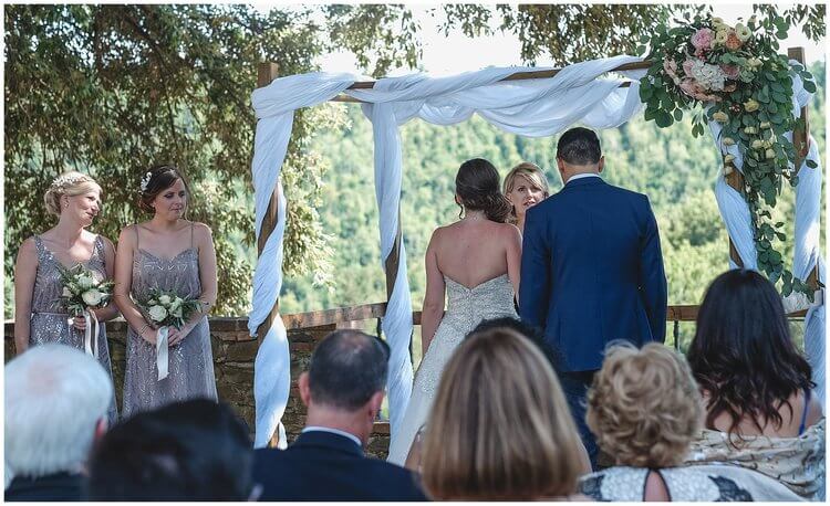 Claire & Nathan wedding at Villa Dievole