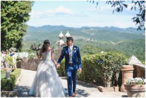 Claire & Nathan wedding near Siena