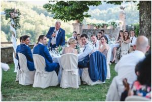 wedding reception villa tuscany