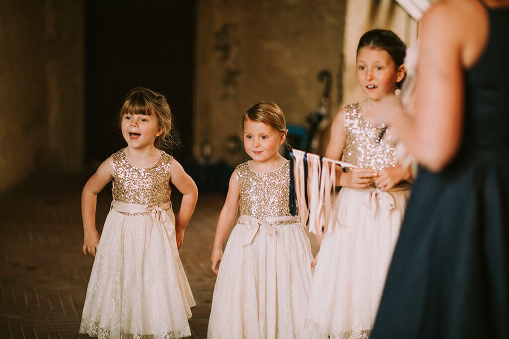 wedding with children tuscany