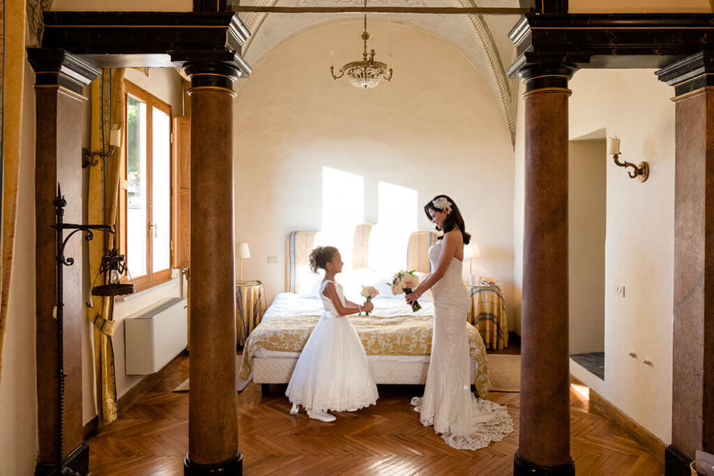 wedding with children tuscany