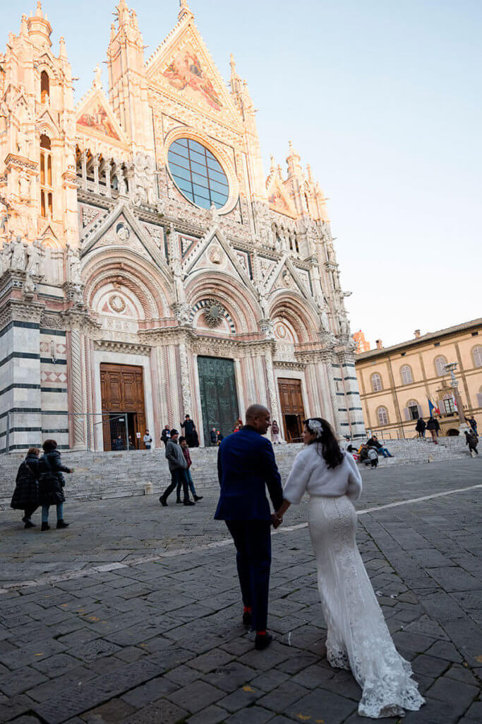 winter wedding in Tuscany