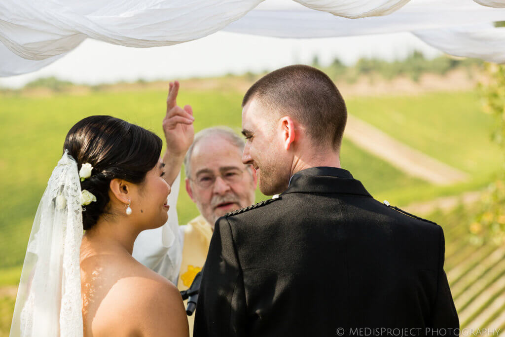 symbolic wedding in Tuscany