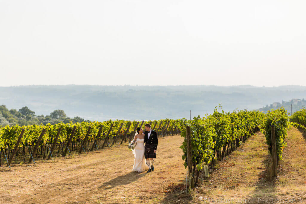winery wedding ceremony