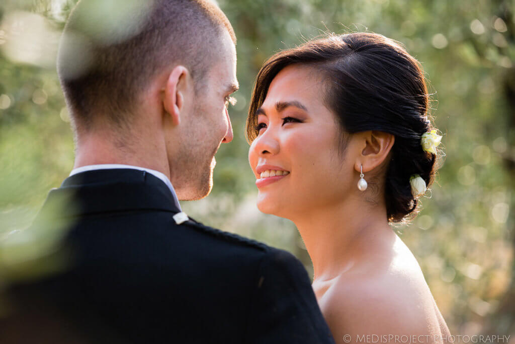 romantic wedding in Italy