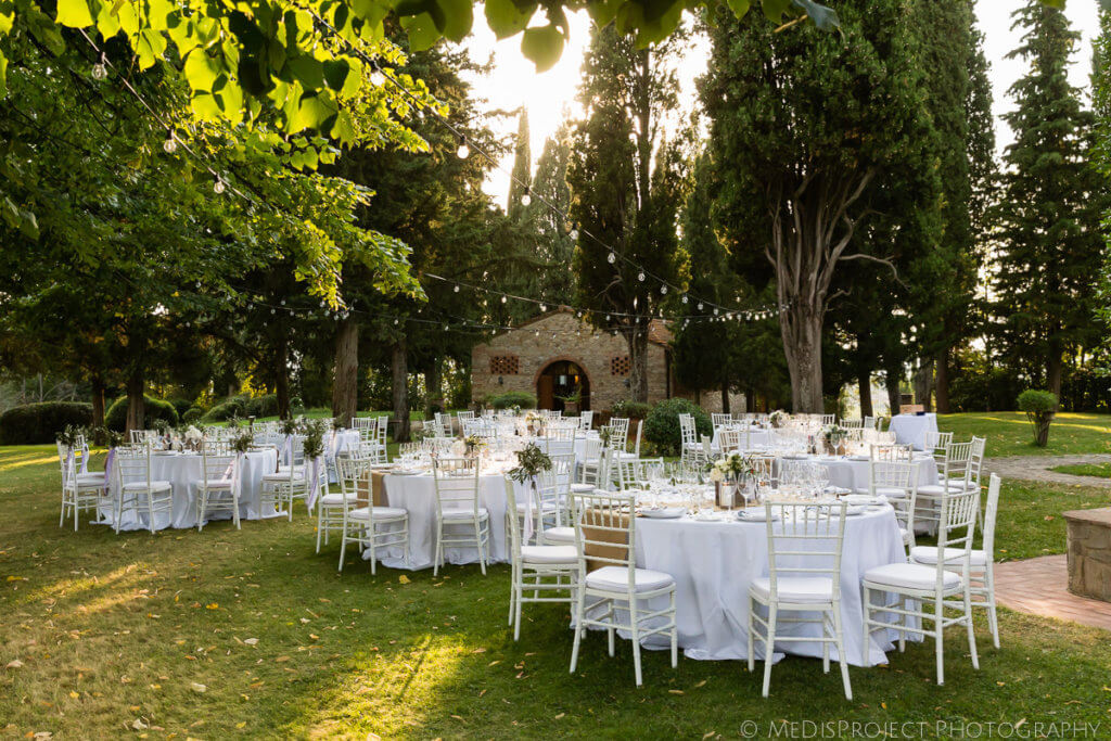 winery wedding reception