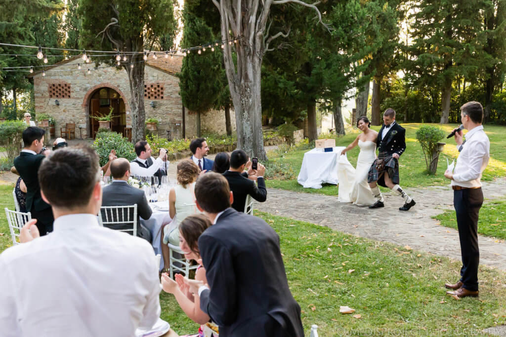 tuscan wedding reception