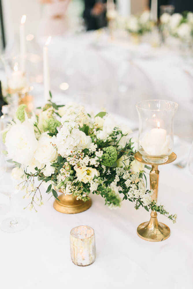 wedding table decorations flowers