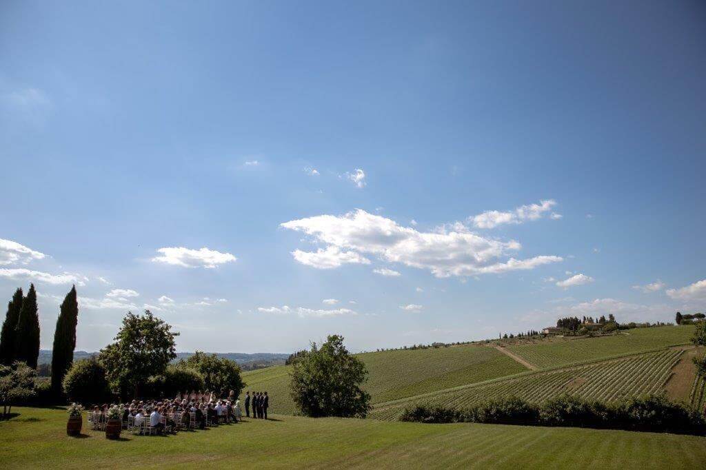 Caroline & Richard wedding in a tuscan winery