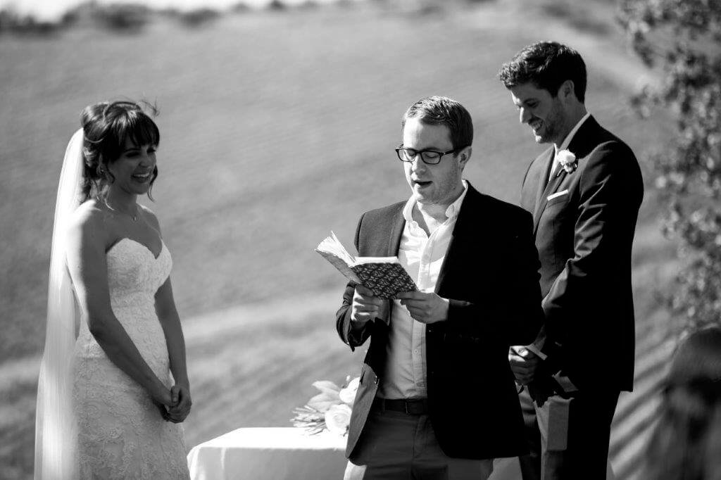 Caroline & Richard civil ceremony in Tuscany
