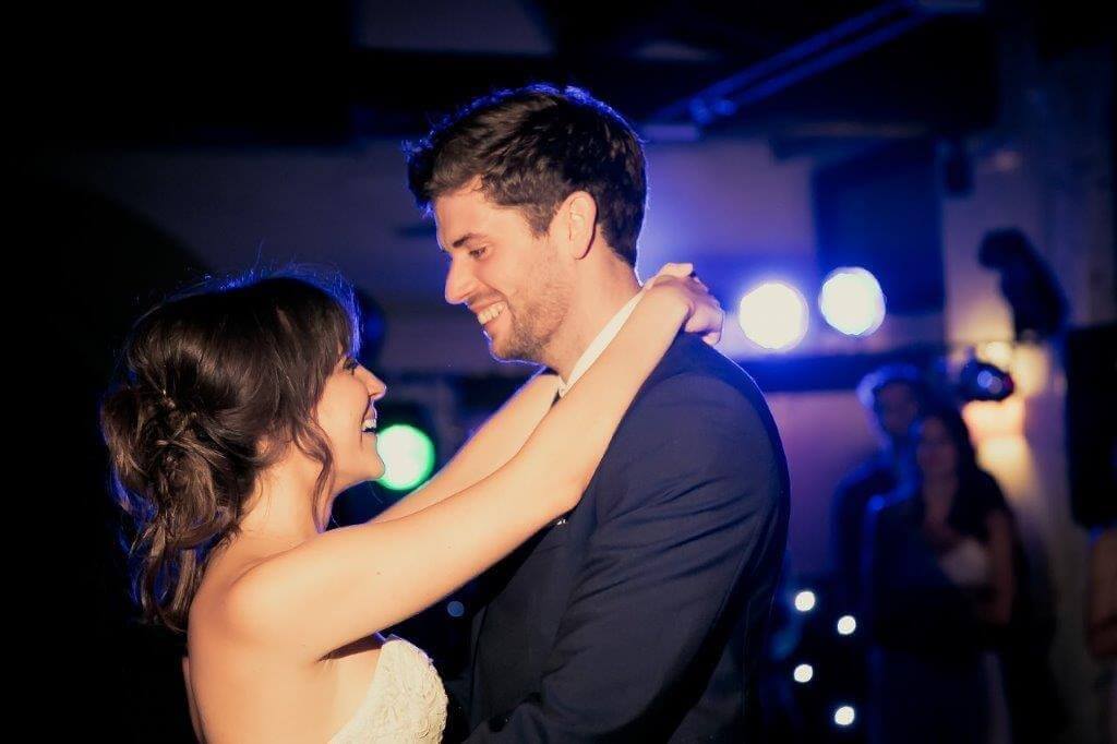 Caroline & Richard having their first dance