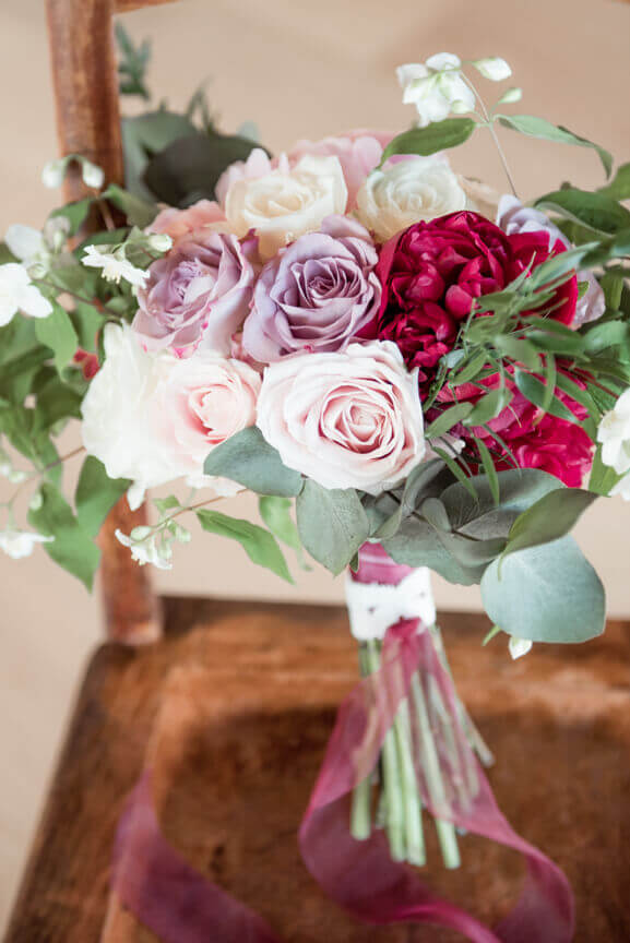 The bouquet of the bride