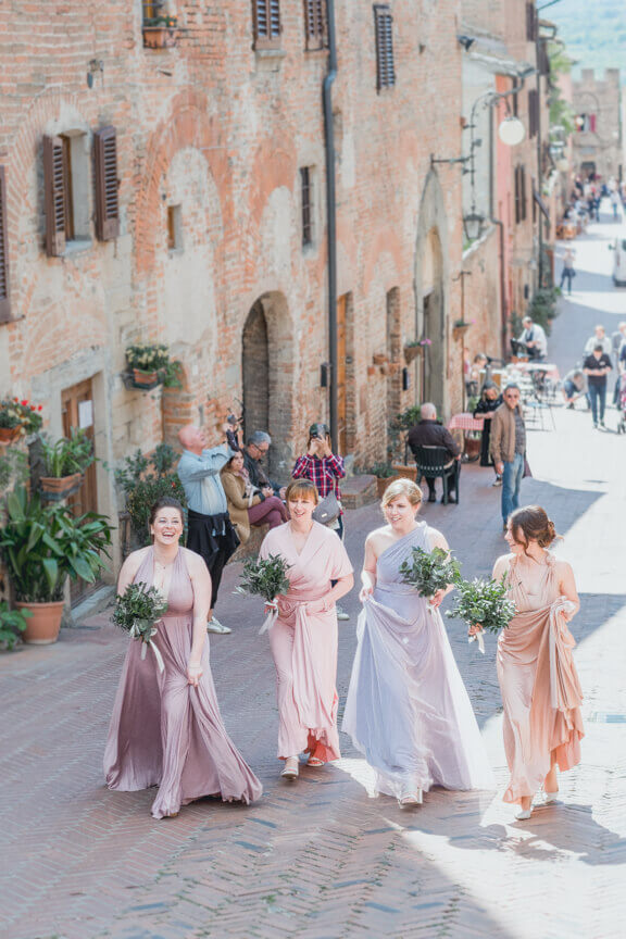 civil ceremony in the Wedding Hall at Certaldo