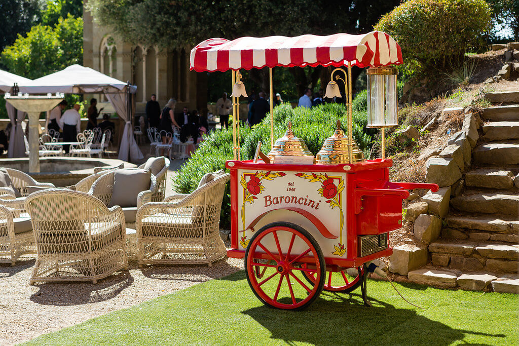 Beautiful Ice Cream Cart for the wedding