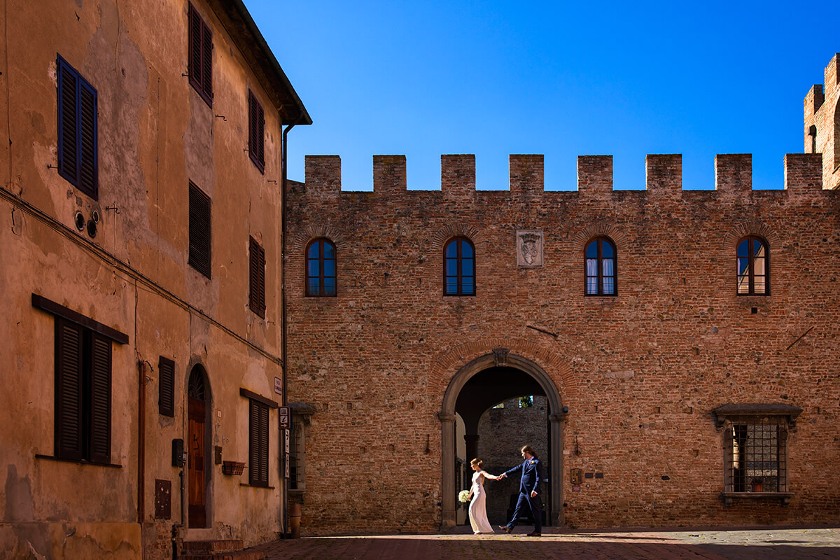 private wedding in Tuscany