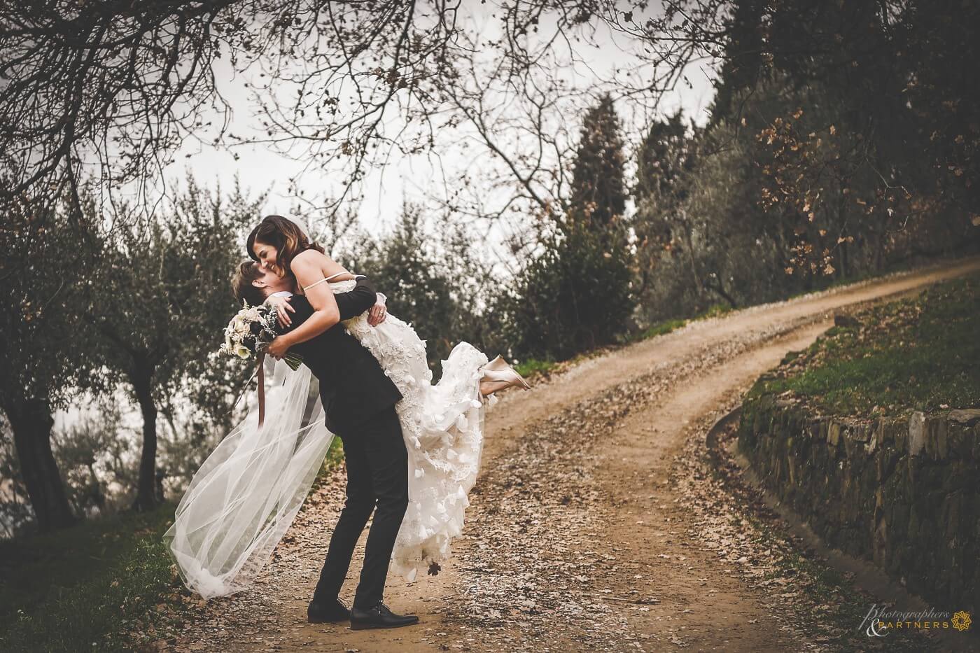 private ceremony in Tuscany