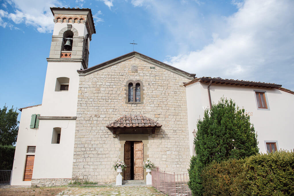 church wedding in Tuscany