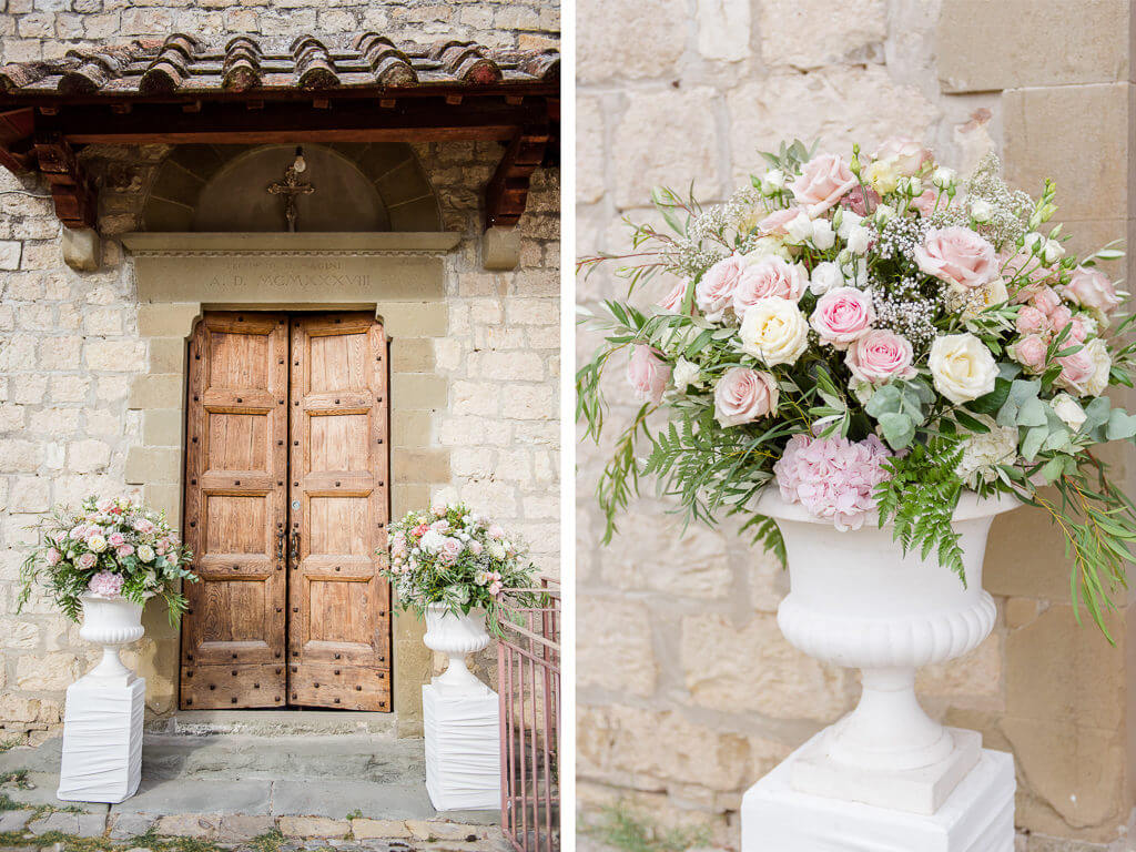 church ceremony in Tuscany