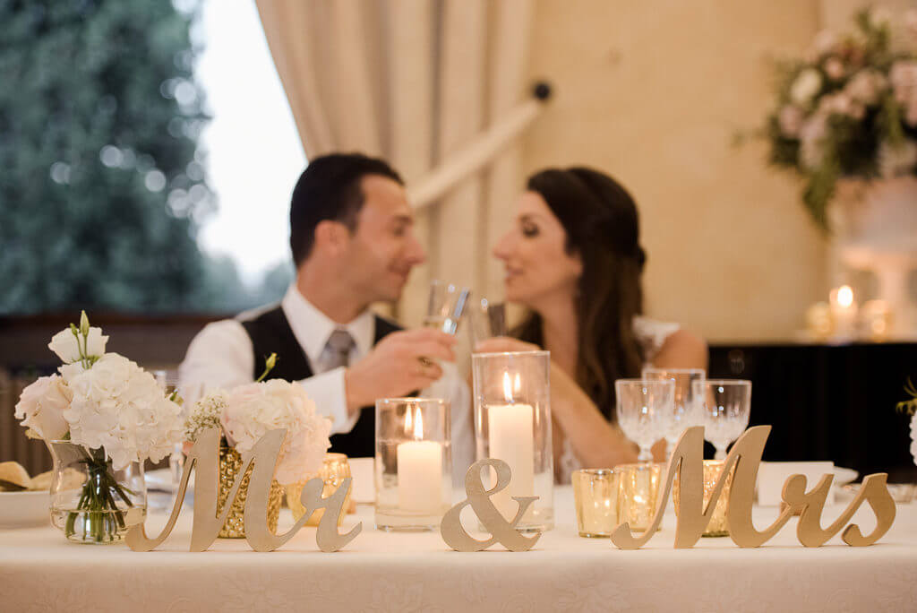wedding reception at Castello Vicchiomaggio