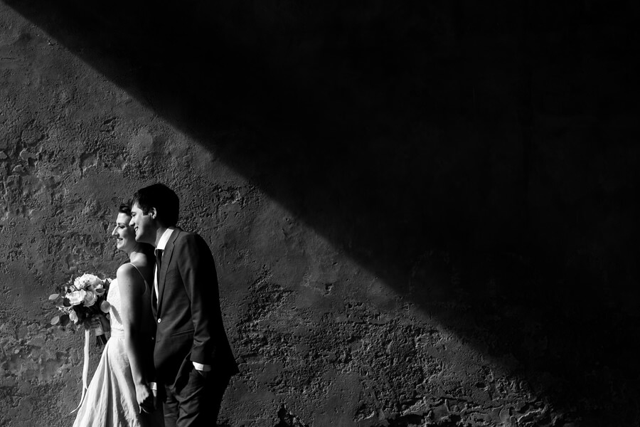 intimate wedding ceremony in Tuscany