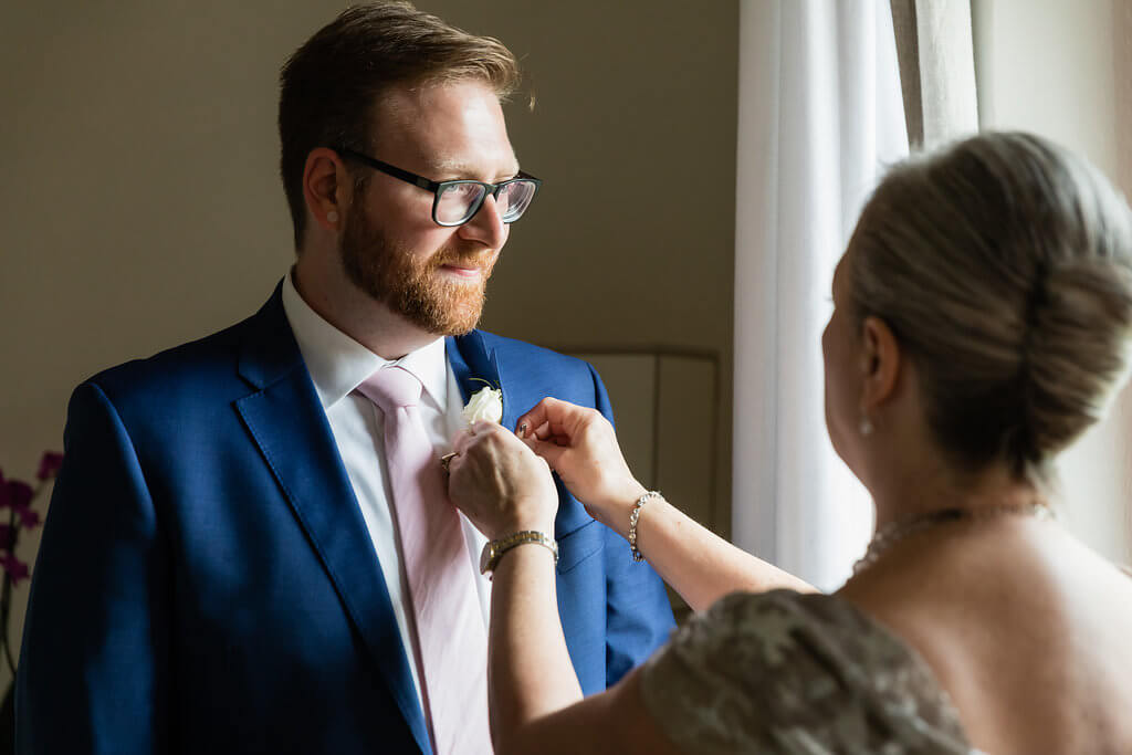 wedding in a private villa in Italy