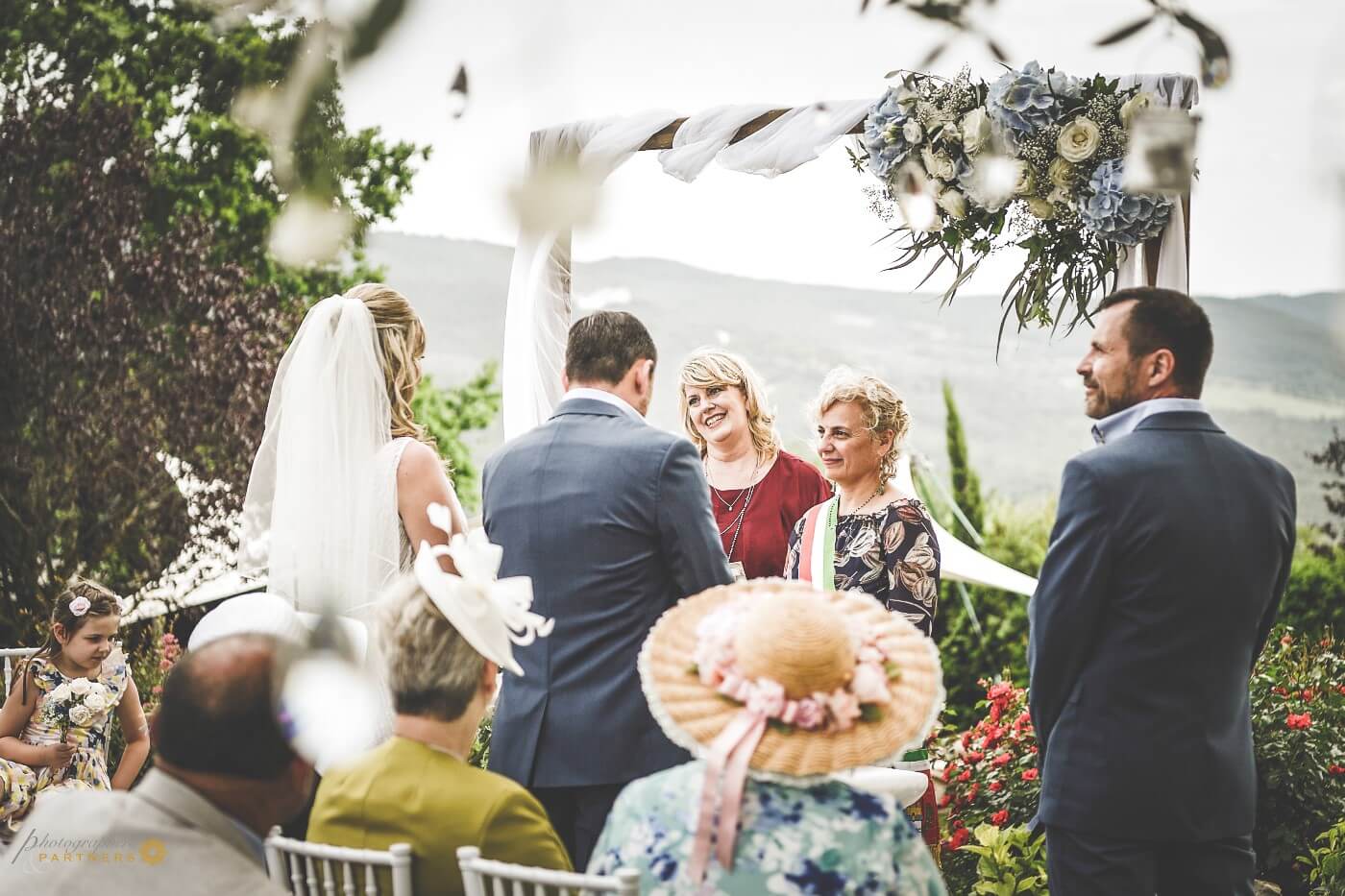 legal ceremony in Tuscany