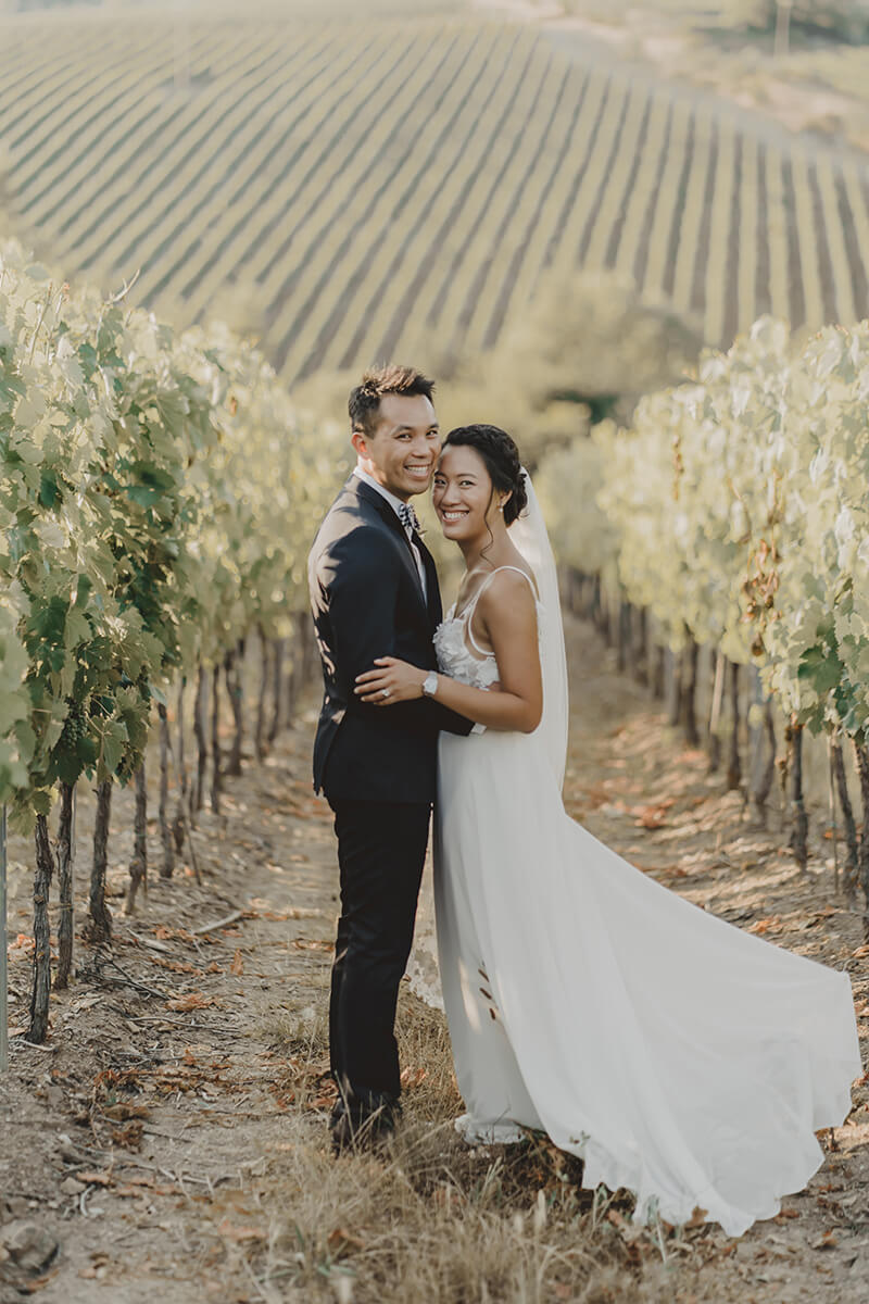 wedding at Fonte de Medici wine hotel of Antinori