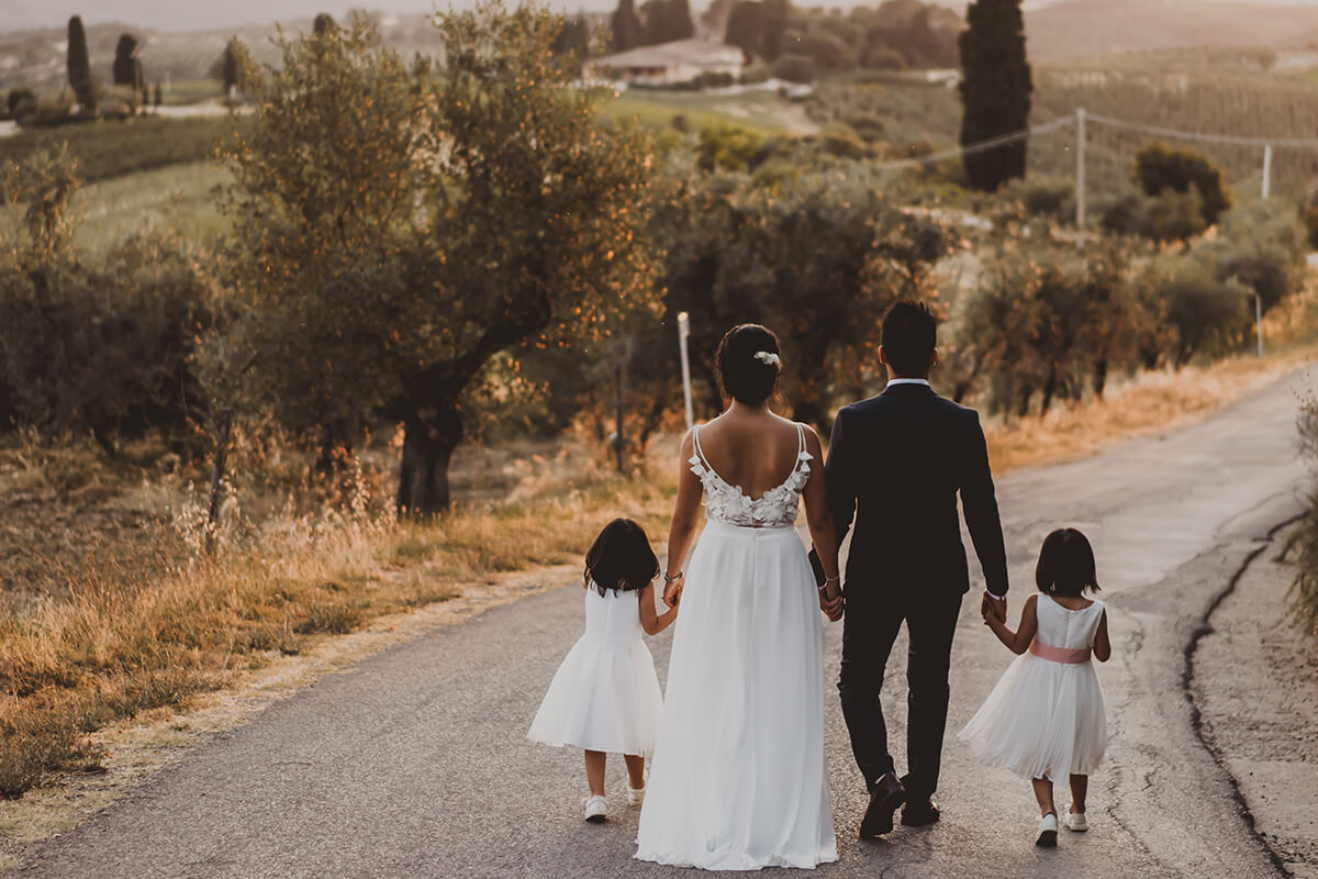 wedding in Italy with kids