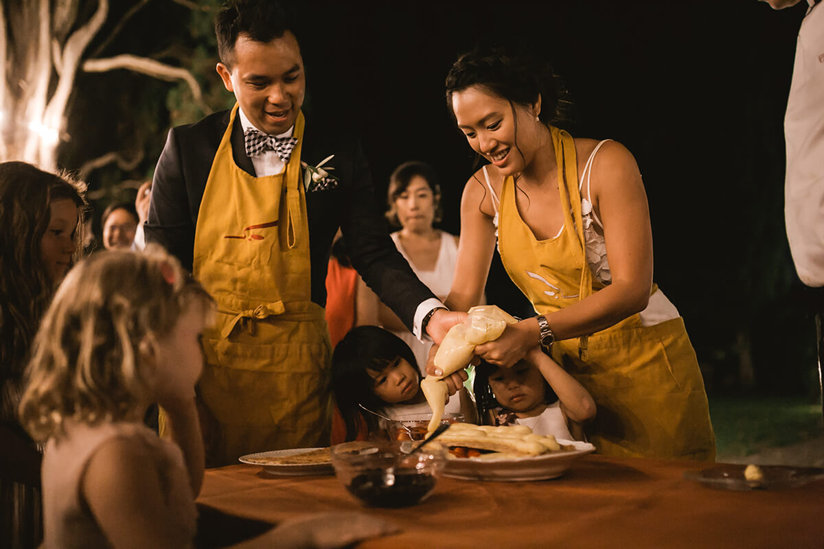 wedding in Tuscany with kids