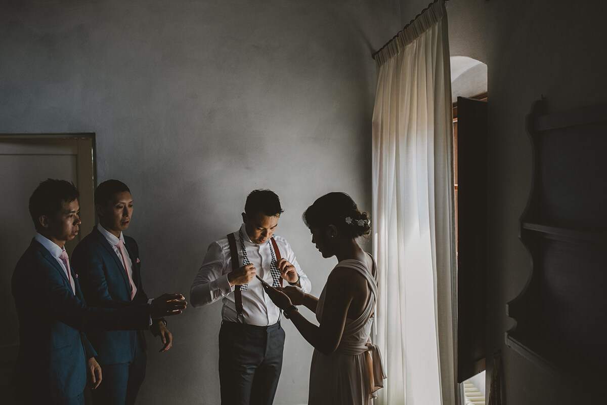 ceremony in Tuscany