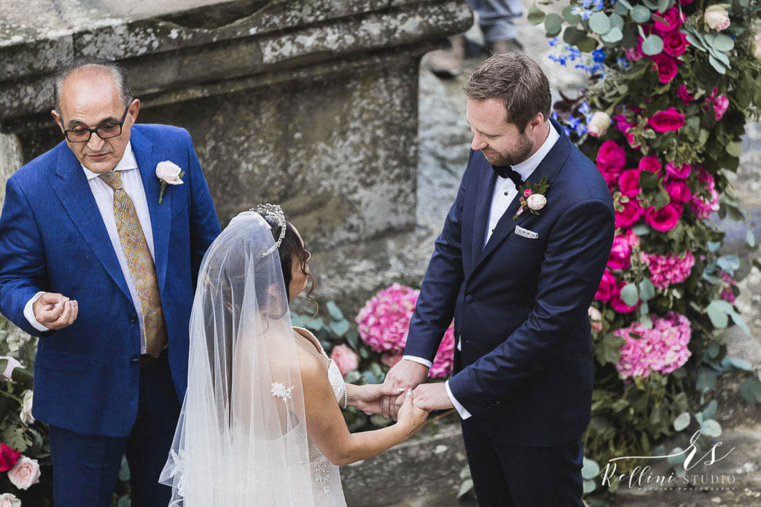 Sara and Christian wedding in a castle