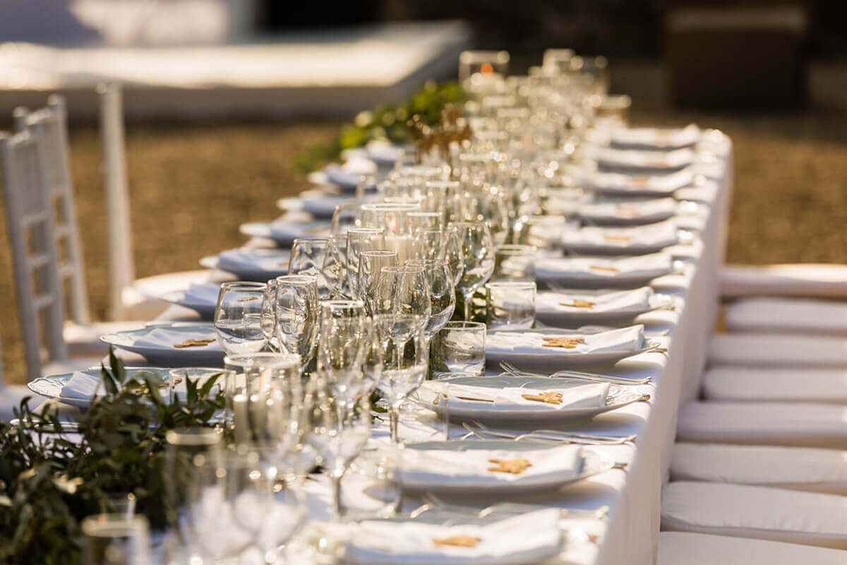 wedding ceremony in tuscany