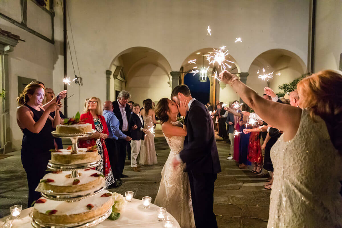 tuscan wedding reception