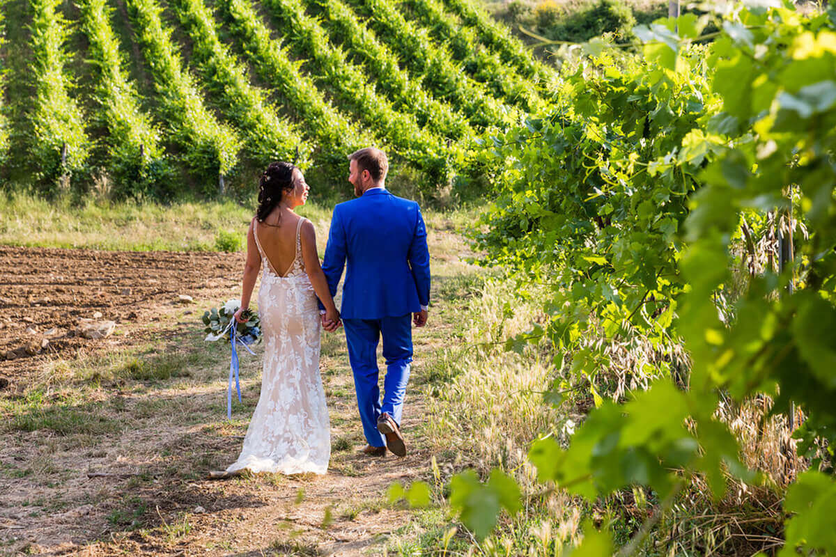 italian vineyard wedding