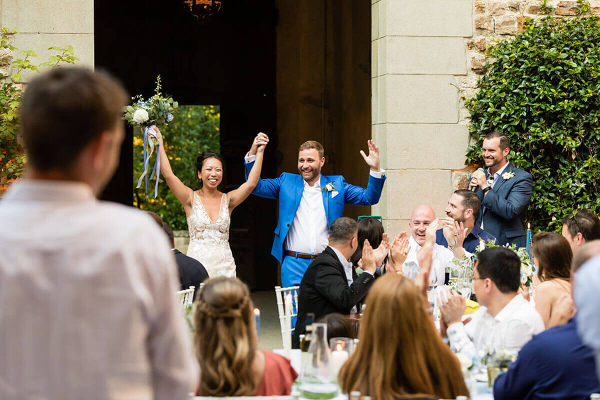 wedding ceremony in tuscany