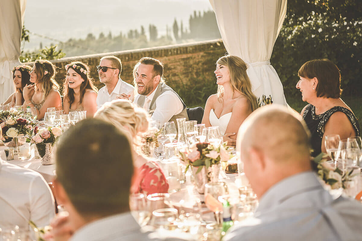 Luxury wedding in tuscany