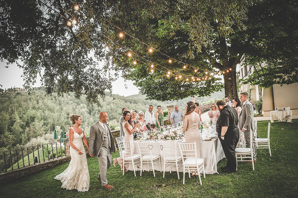 Exclusive venue for wedding in tuscany