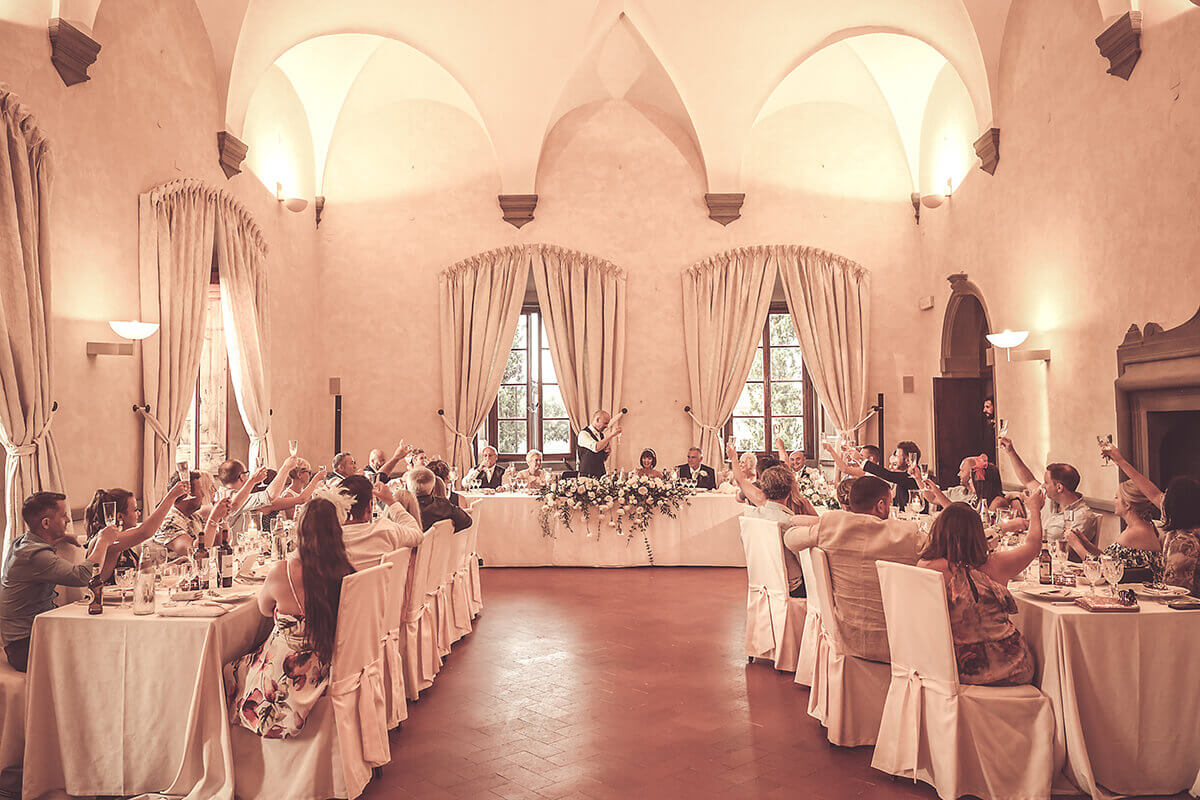 Luxury wedding in tuscany