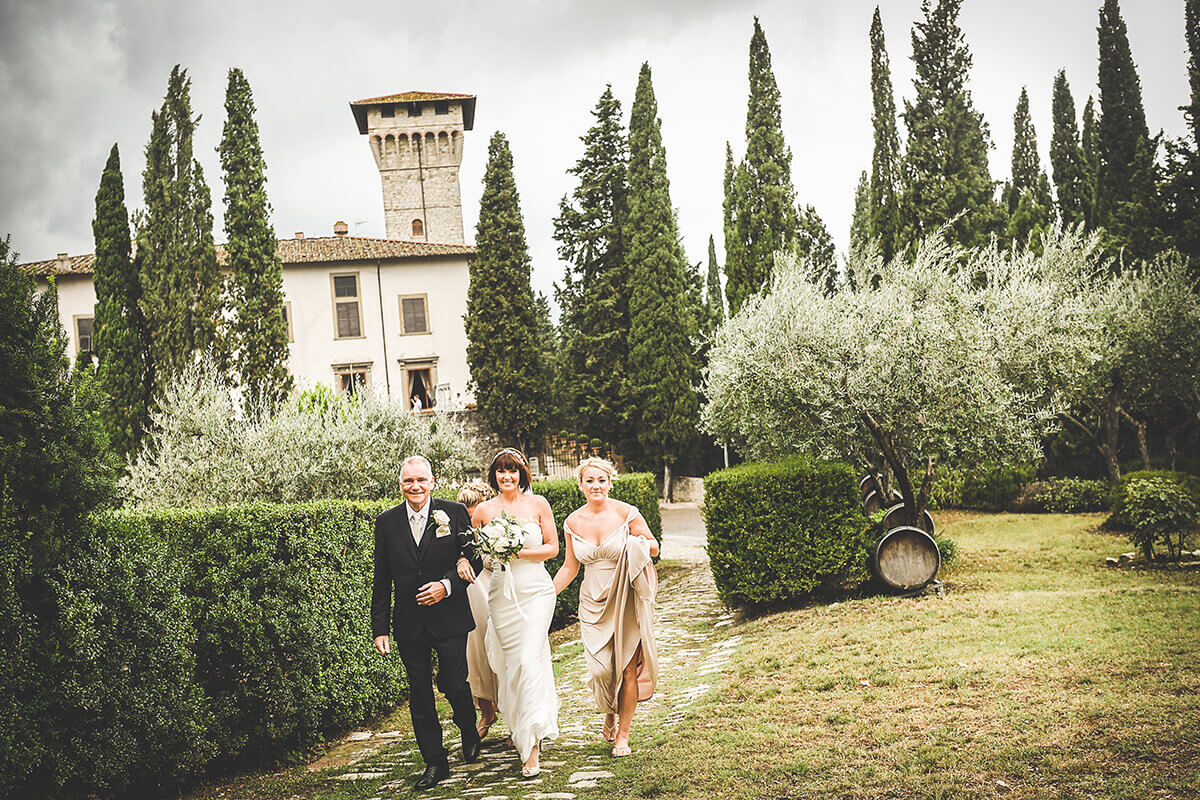 Ceremony at Castello Vicchiomaggio