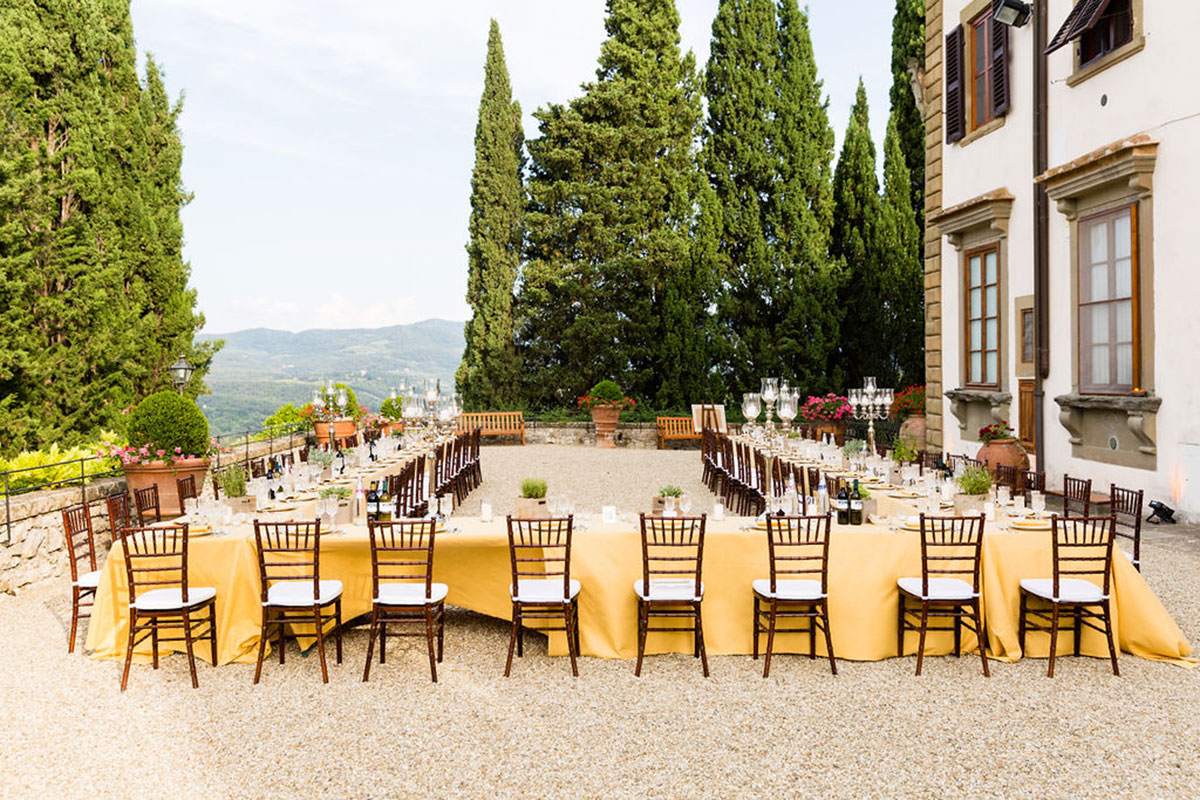 Exclusive location for wedding in tuscany