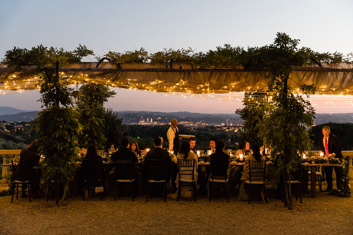 Dinner with a view....