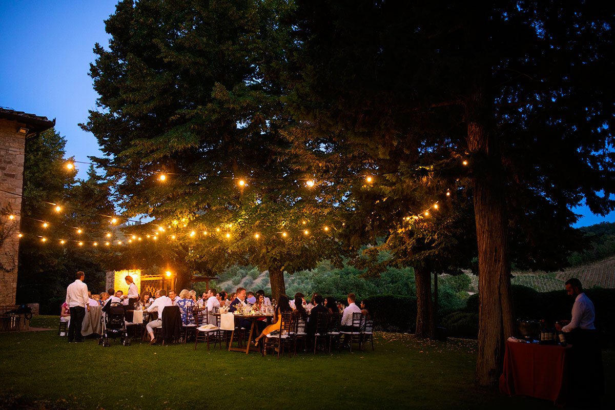 Wedding ceremony in tuscany