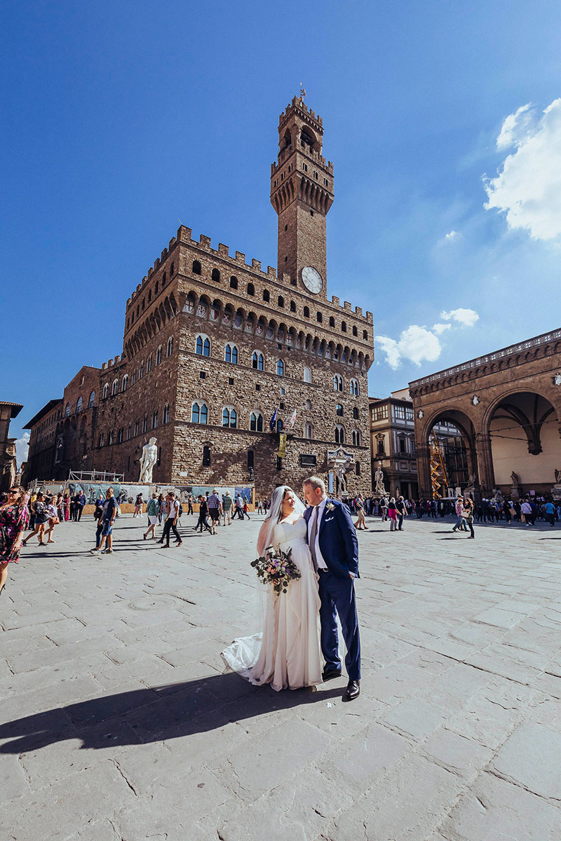 Wedding ceremony in Florence