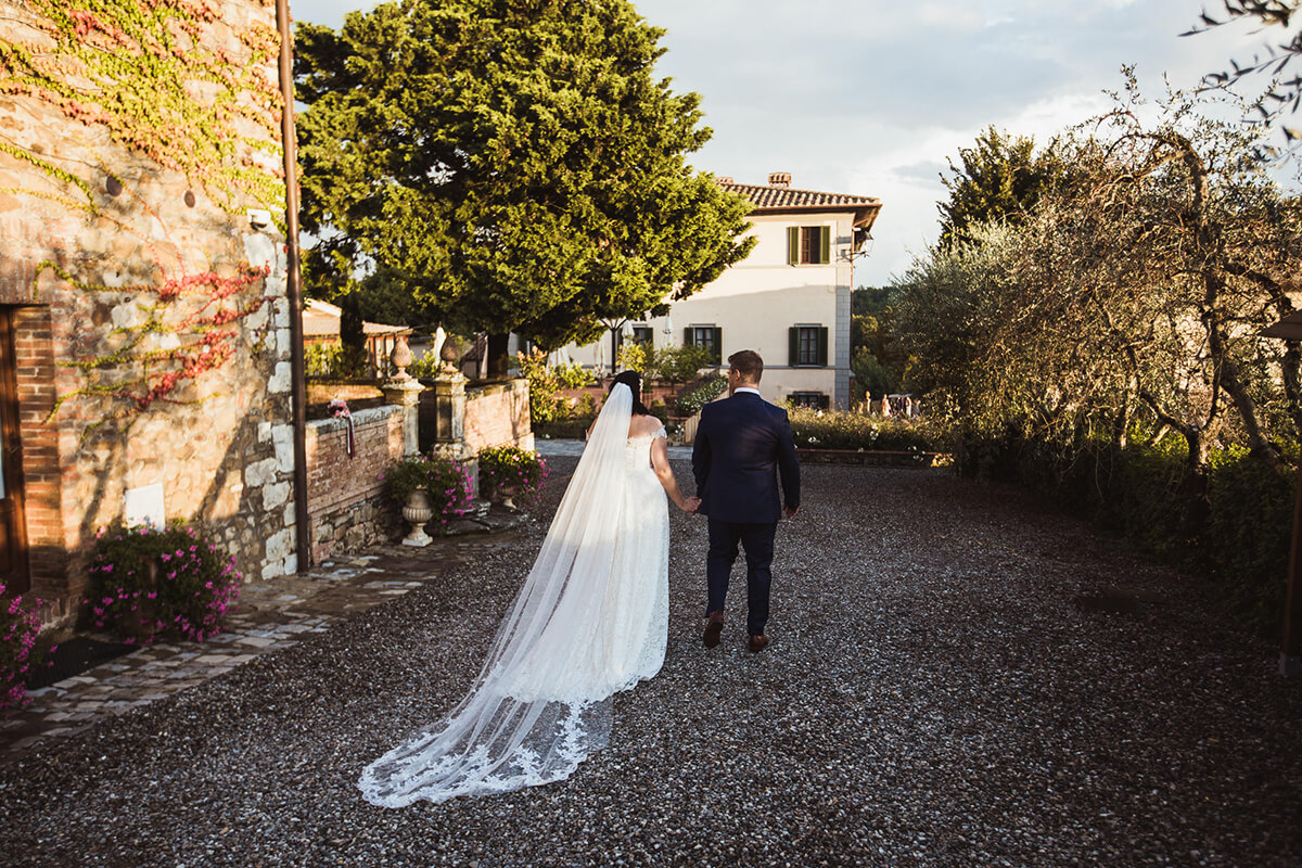 Wedding ceremony in tuscany